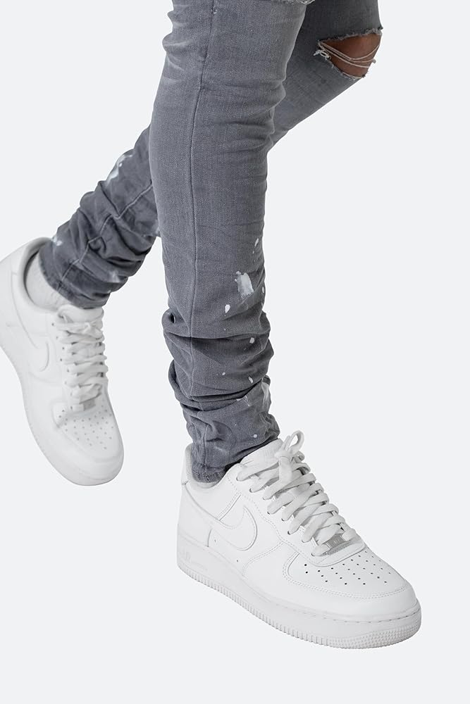 MNML X504 ストレッチ スキニー デニム ジーンズ Grey 送料込み X504 Skinny Denim - Grey | mnml | shop now