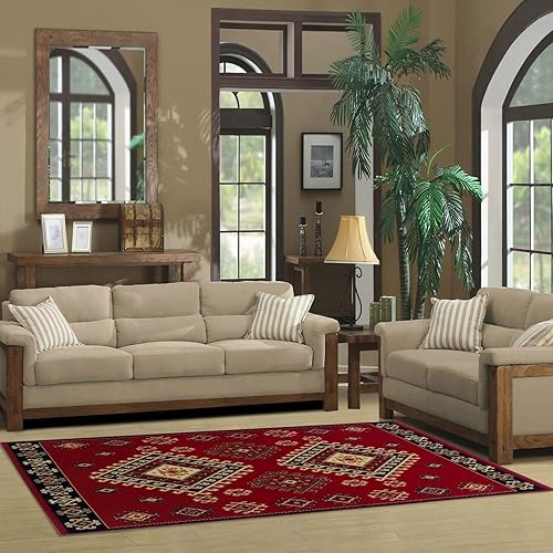 SUPERIOR Alfombra de interior pequeña con respaldo de yute, alfombras geométricas bohemias para el hogar, dormitorio, sala de estar, cocina,