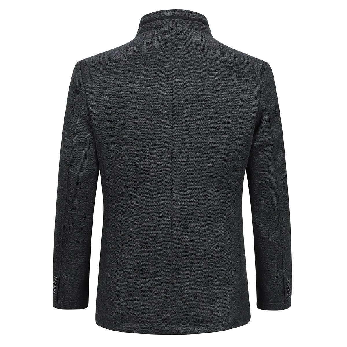 Allthemen Cappotto da Uomo Casual a Manica Lunga Trench Coat Ufficiale con Collo Giacca Lunga Generale Fit Cappotto Invernale Caldo Con Bottoni