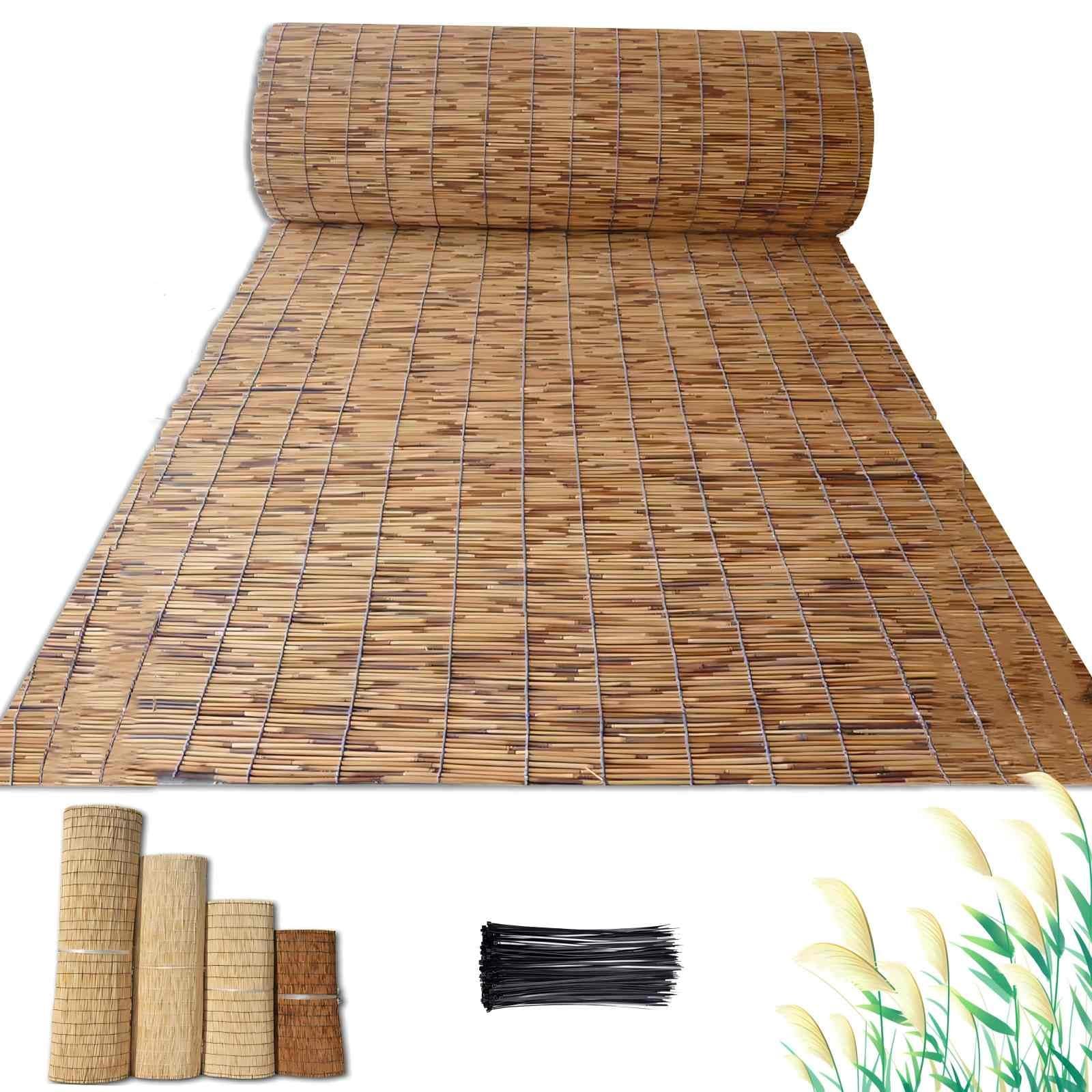 Treillis de jardin en bambou imperméable et imputrescible pour sublimer vos balcons