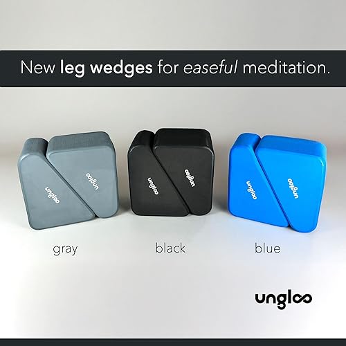 Miniatura 5 de Ungloo Cuñas de bloque de yoga de apoyo para meditación sentada eleva las rodillas, reduce la presión de la cadera y mejora la postura de las