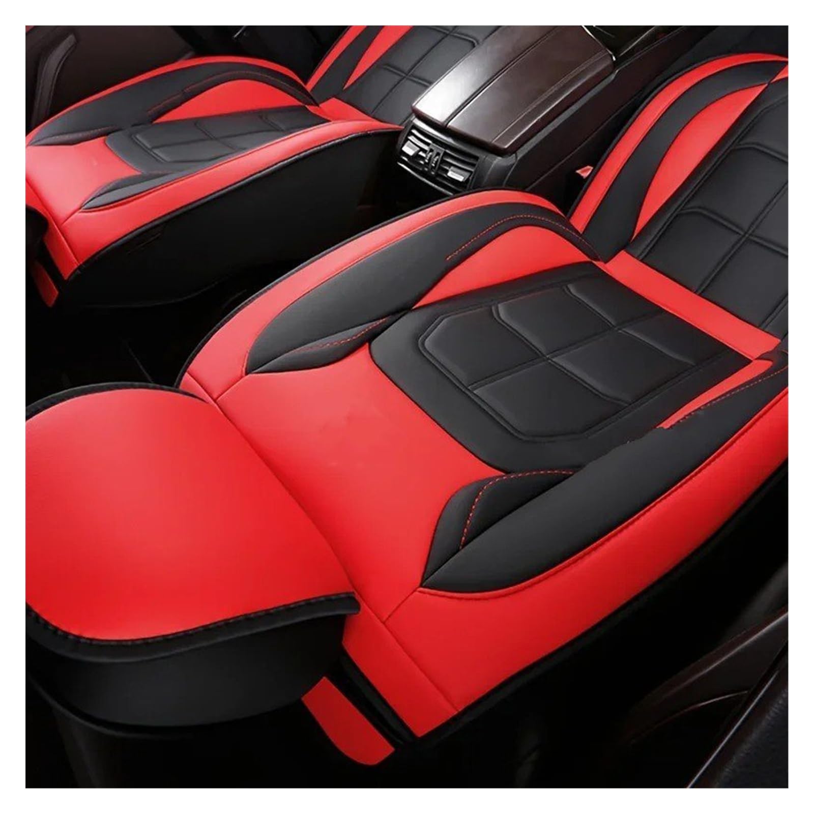 Funda De Asiento Universal Cojín Seda Hielo Cuero Coche Completamente Envuelto Four Seasons Cubre Universal