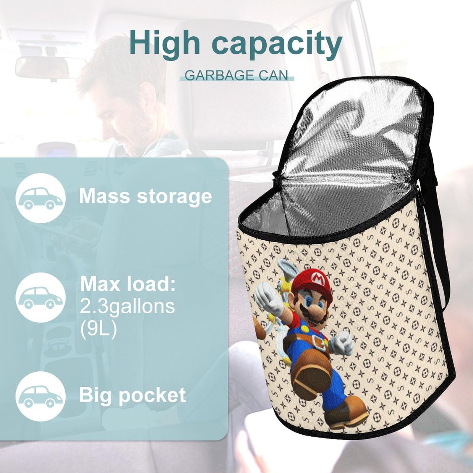 スーパーマリオゴミ箱 マリオ ゴミ箱 平成レトロ ヨッシー スーパー