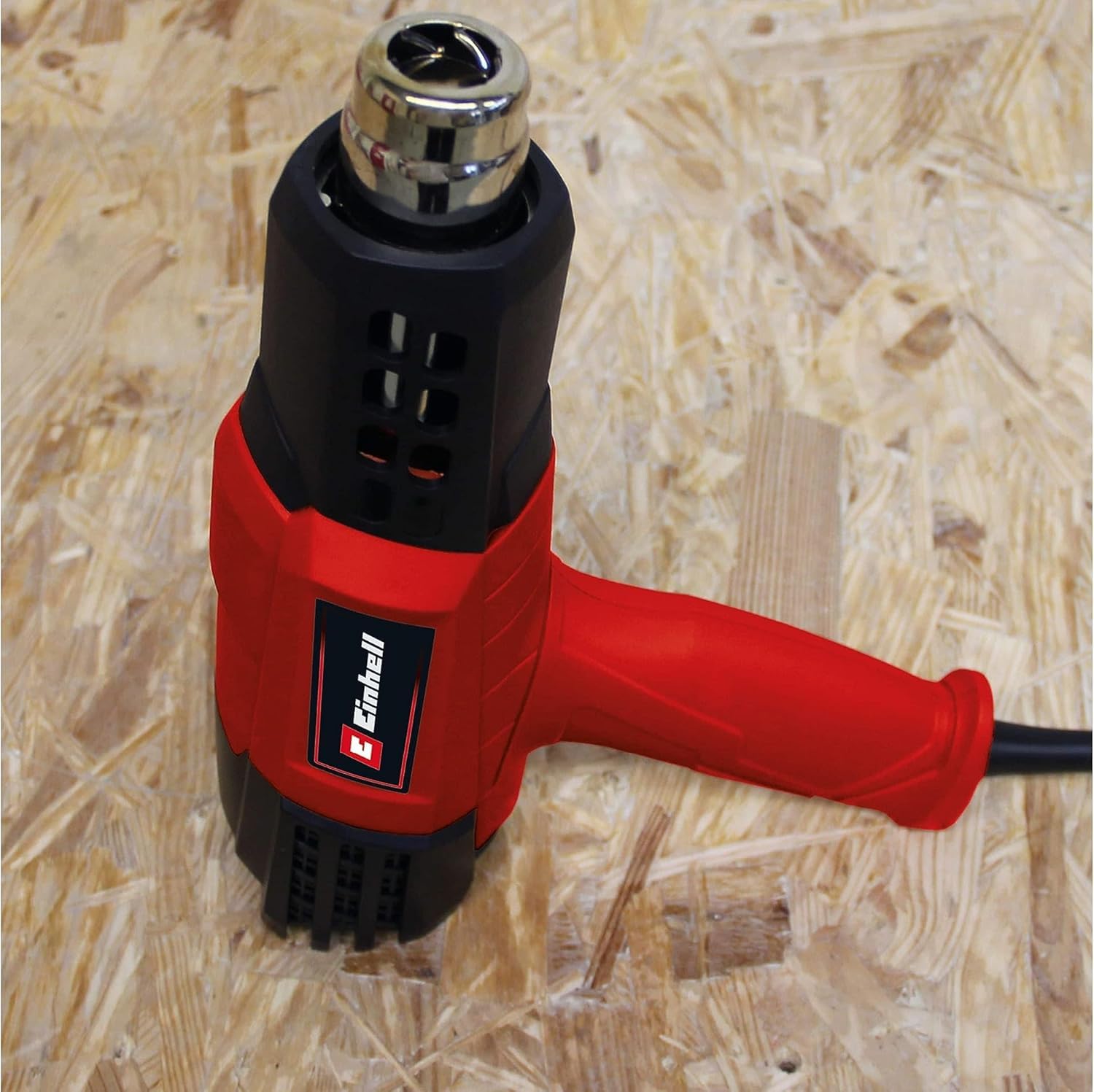 Einhell Décapeur Thermique Te-HA 2000 E | 2000 W | 3 niveaux de température 50-550° | réglage du débit d’air | air froid | nombreux accessoires de buse
