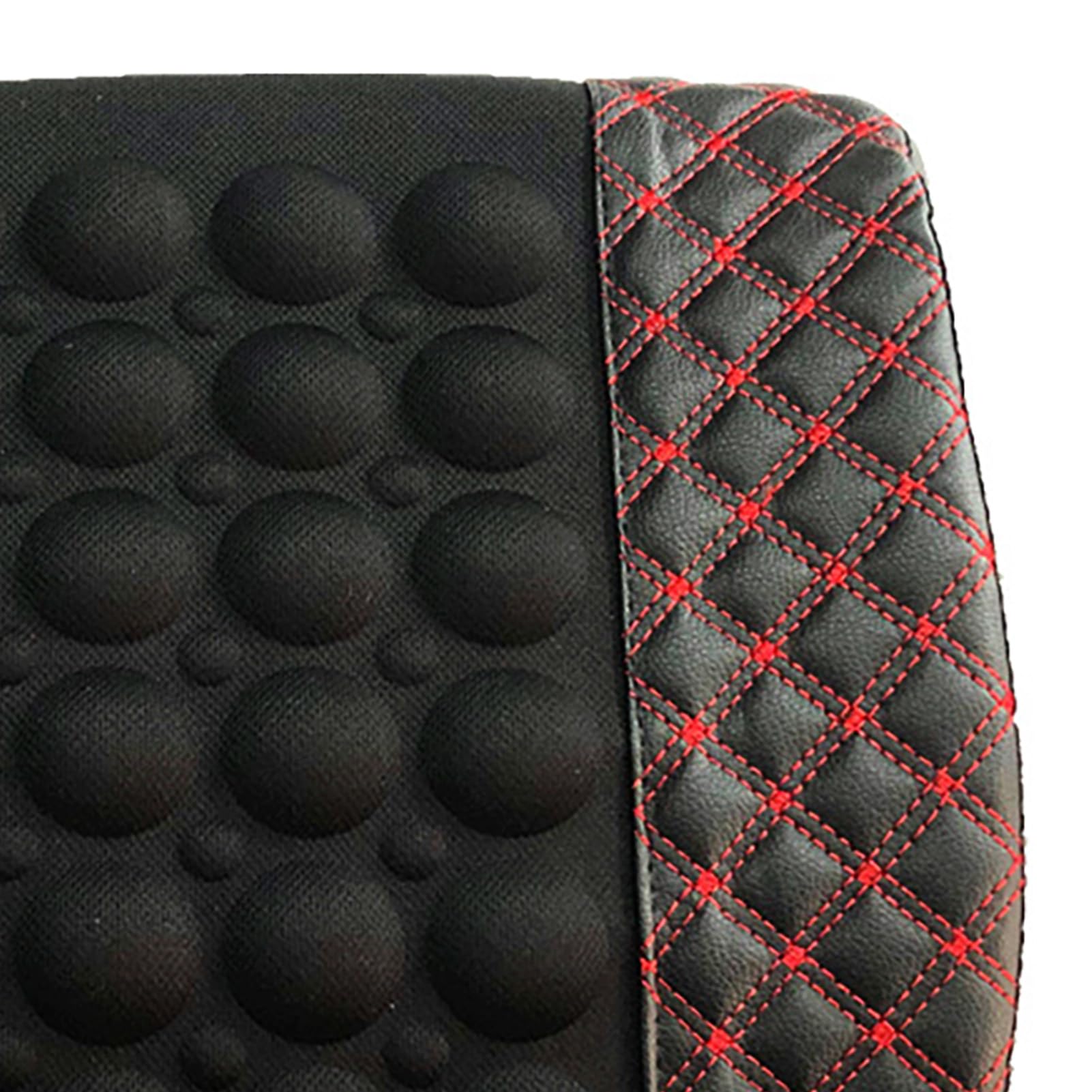 Yctze Coussin de Siège de Massage pour Voiture, Soutien Lombaire électrique, Coussin de Massage DC12V, Réglage à 2 Vitesses, Ajustement Universel, Masseur de Dos Vibrant pour Véhicules
