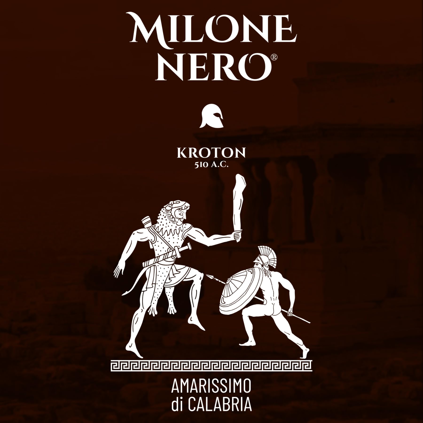 Amaro Milone Nero, 70 cl – Amarissimo di Calabria (35% Vol.) – Liquore Artigianale per Palati Esigenti – Premiato per Design e Gusto Intenso