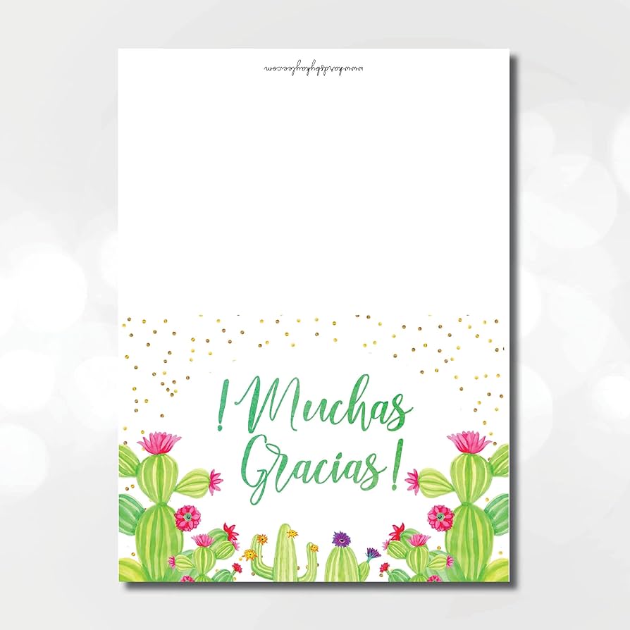 Amazon.com: Spanish Thank You Cards with Envelopes - Pack of 25 - Cactus : Office Products amazon-com-spanish-thank-you-cards-with-envelopes-pack-of-25-cactus-office-products