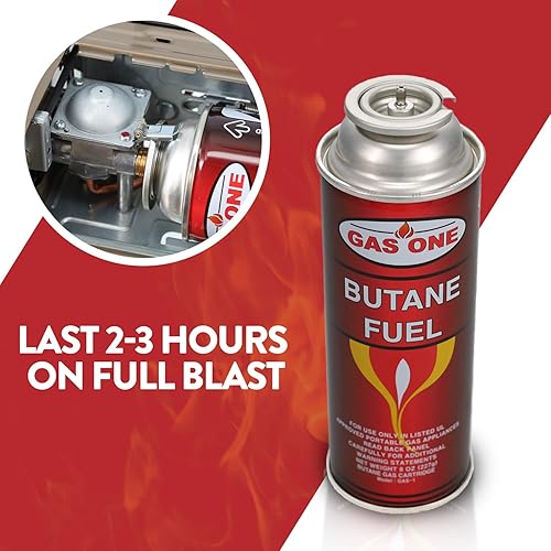 Miniatura 6 de GasOne, cartuchos de gas butano (12 unidades)