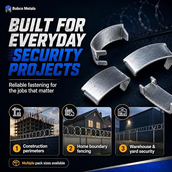Razor Wire Clips for installation (50 pcs)