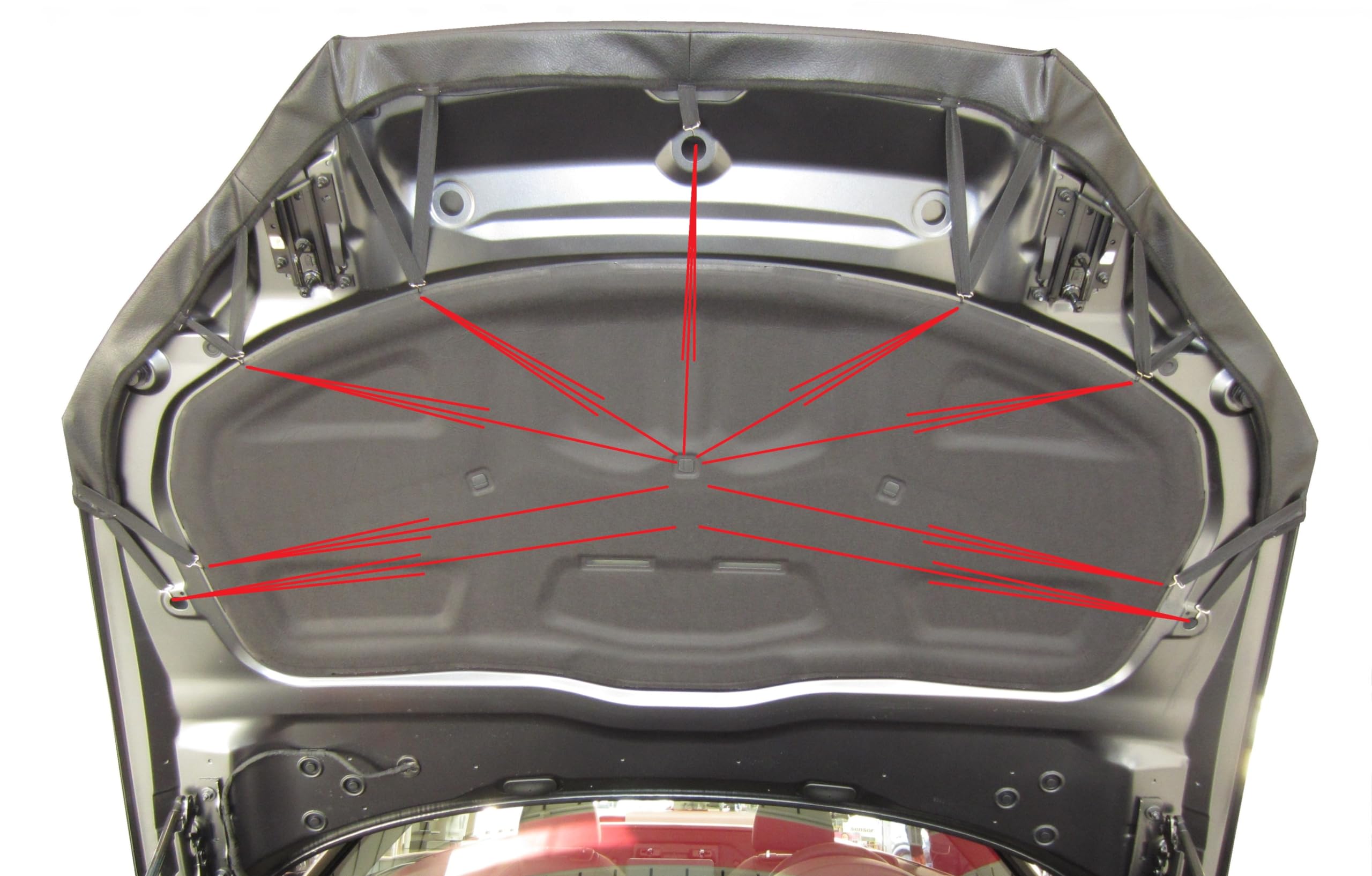 AB3-00261 CAR HOOD BRA Compatible with Audi A5 F5 since 2016 Front End Nose Mask Bonnet Bra STONEGUARD PROTECTOR TUNING