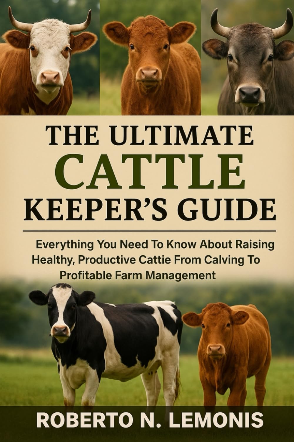 THE ULTIMATE CATTLE KEEPER’S GUIDE: Everything You Need To Know About Raising Healthy, Productive Cattle From Calving To Profitable Farm Management