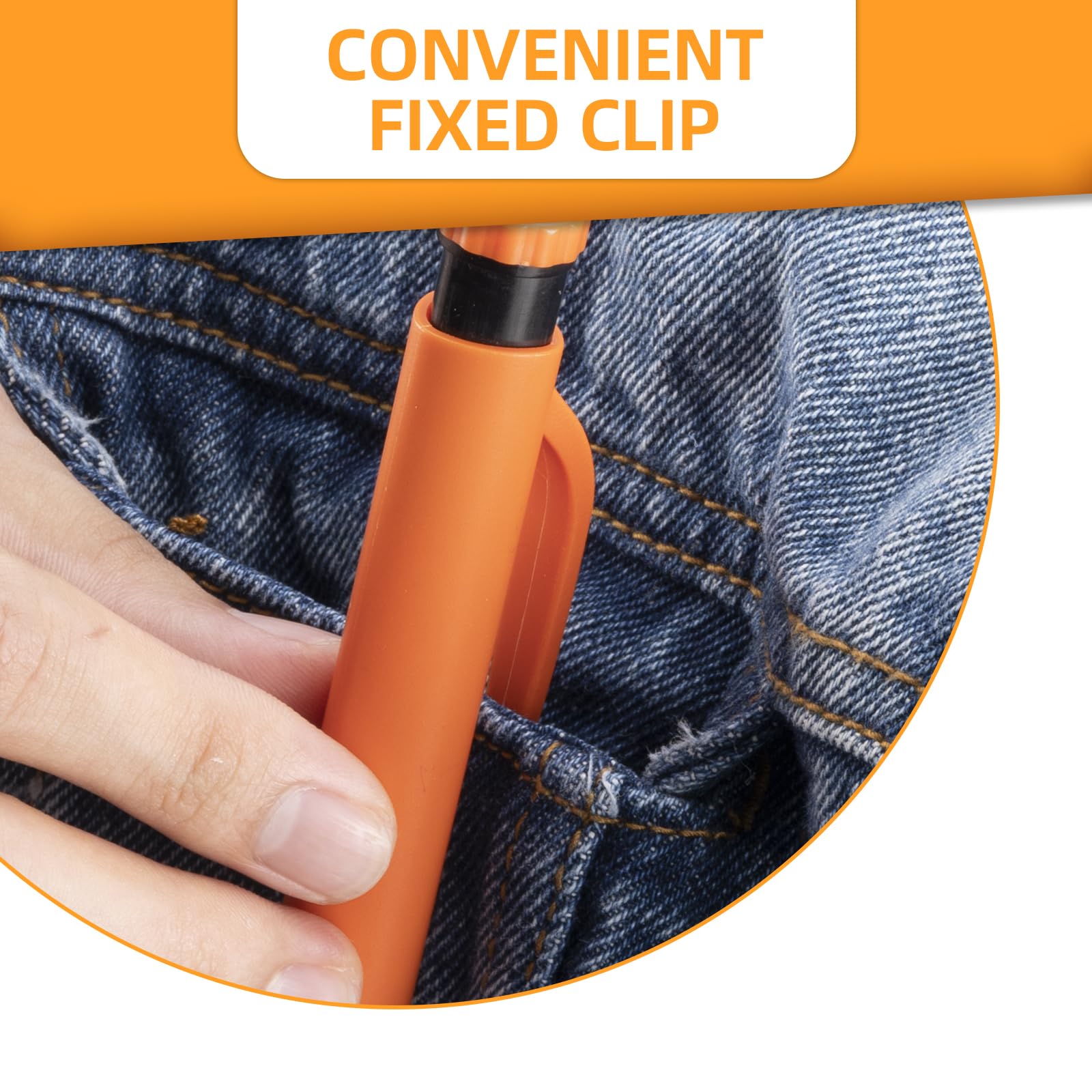 Matita Carpentiere BillyBath - 25 Mine + Temperino, Per Legno E Metall - Foto 5