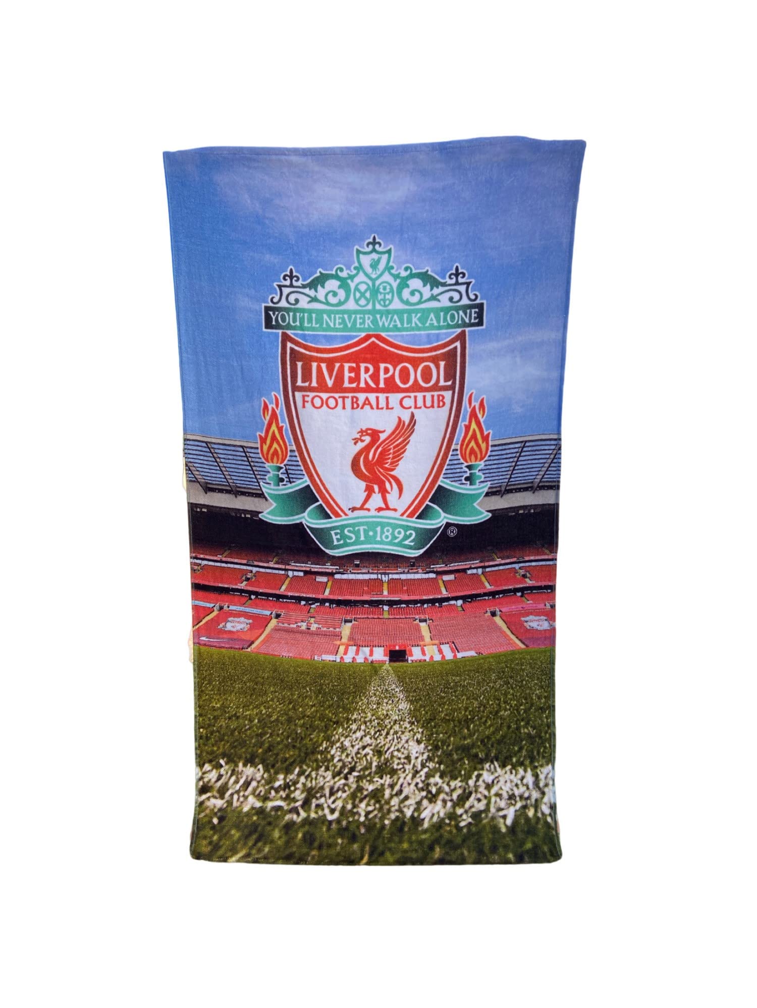 Dreamtex Multicolor Liverpool Fc Official Stadium Bath And Beach Towel