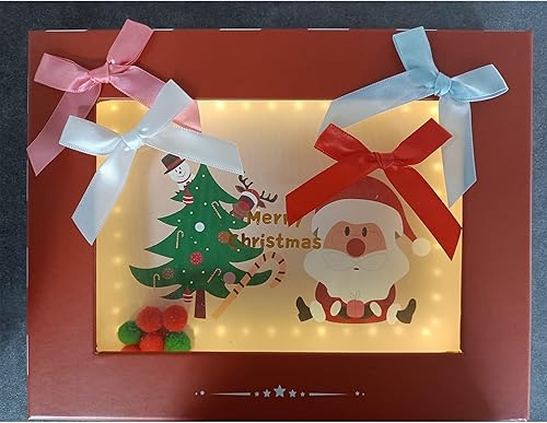 Miniatura 8 de Paquete de 50 lazos blancos para corbata, lazos preatados, lazos de satén de Navidad para bolsas de golosinas, lazos de embalaje para dulces y
