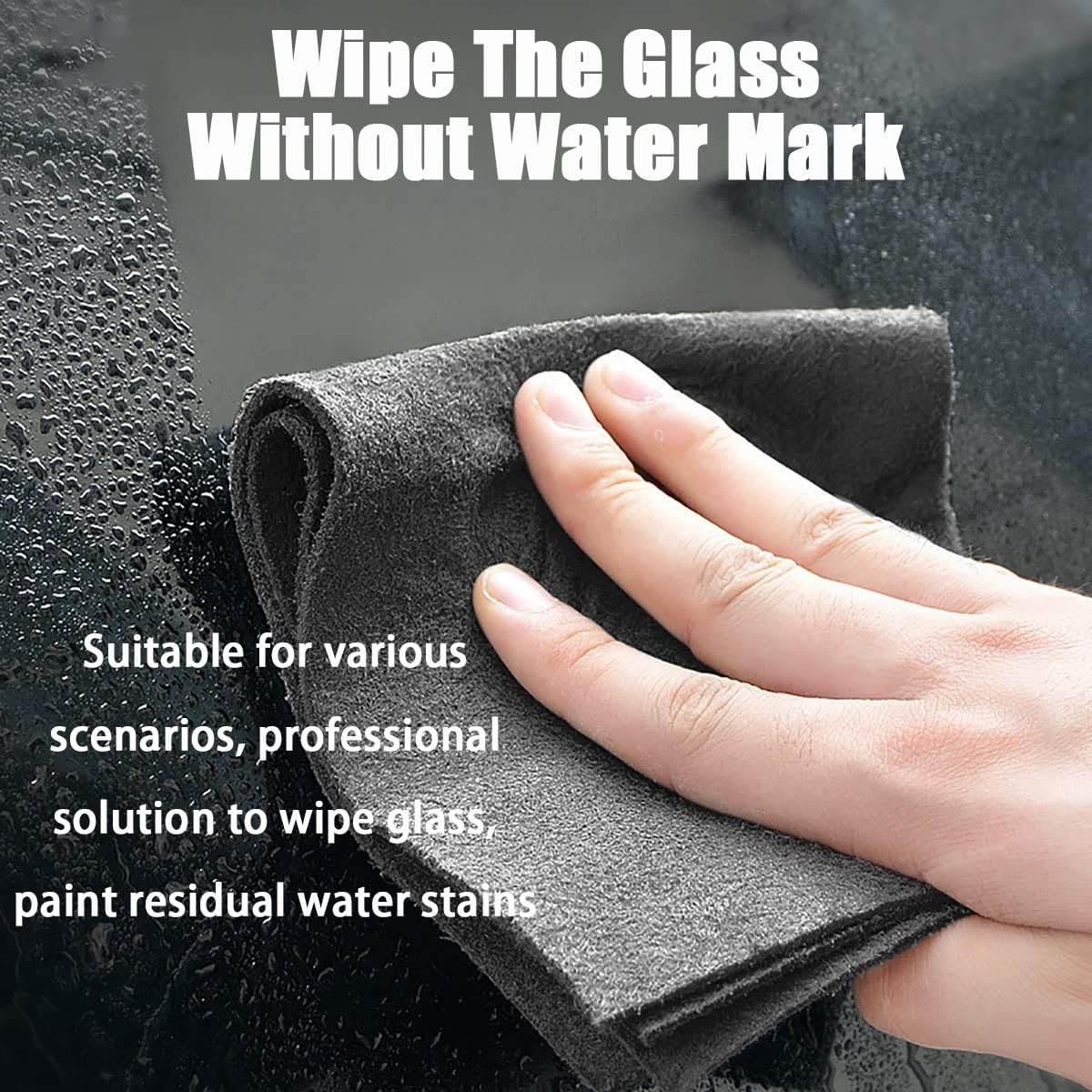 XIRUJNFD Thickened Magic Cleaning Cloth, Reusable Glass Polishing Cloth, Miracle Cleaning Cloth, Microfiber Towels, Micro Fiber Cloth for Glass (11.8 * 11.8in,25Pcs)