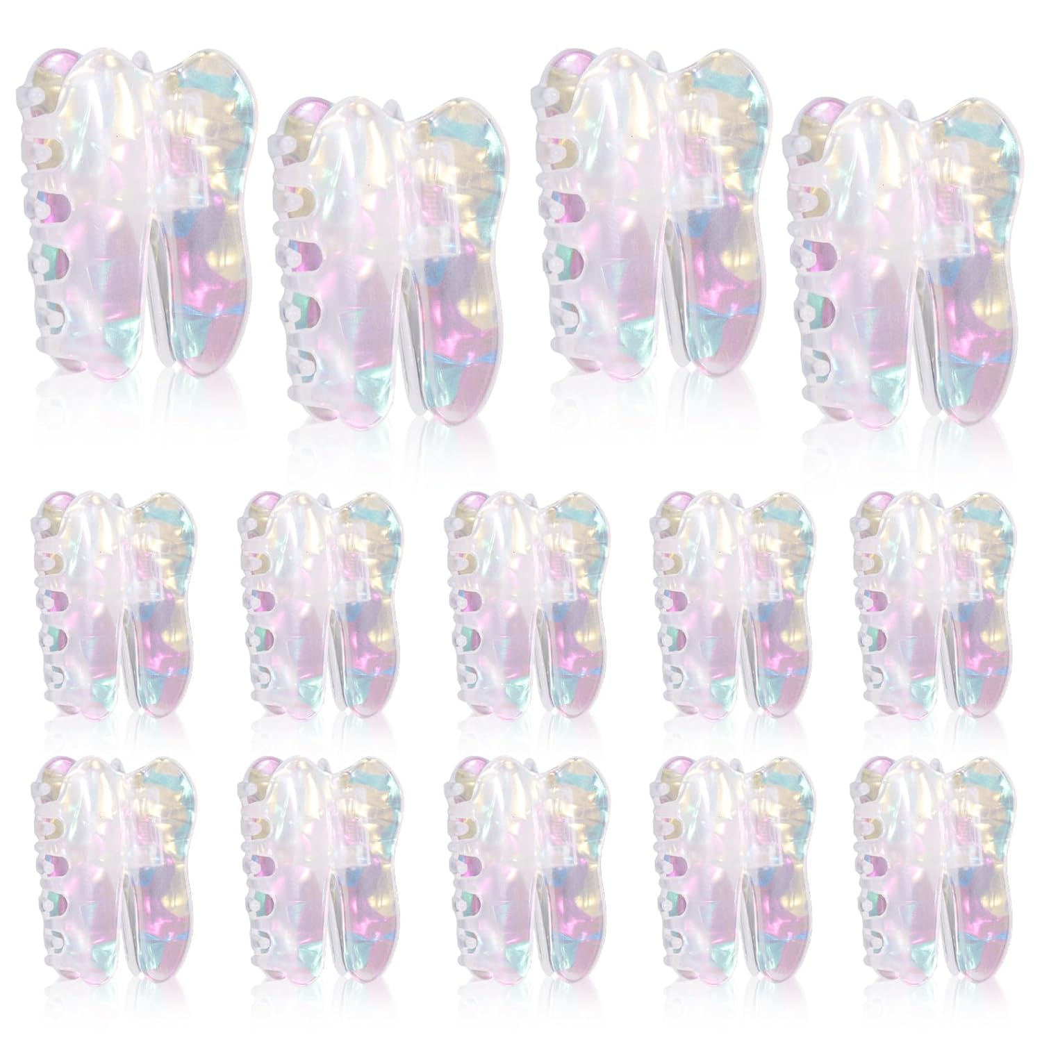 14 Pcs Dental Claw Clip, Dental hair clip, Dental Assistant Gifts, Hygienist Gift, Cute Clips Tooth Clips Accessories for Women Girls