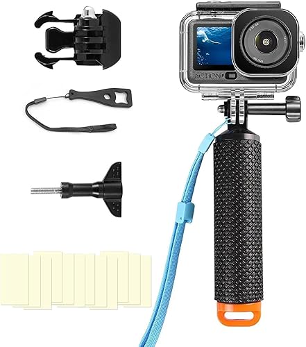 Miniatura 11 de BO&DQQ Carcasa Subacuática Impermeable Compatible con DJI Osmo Action 5 Pro/Action 4/Action 3, Funda de Cubierta de Buceo de 50 m/164 pies con Kit