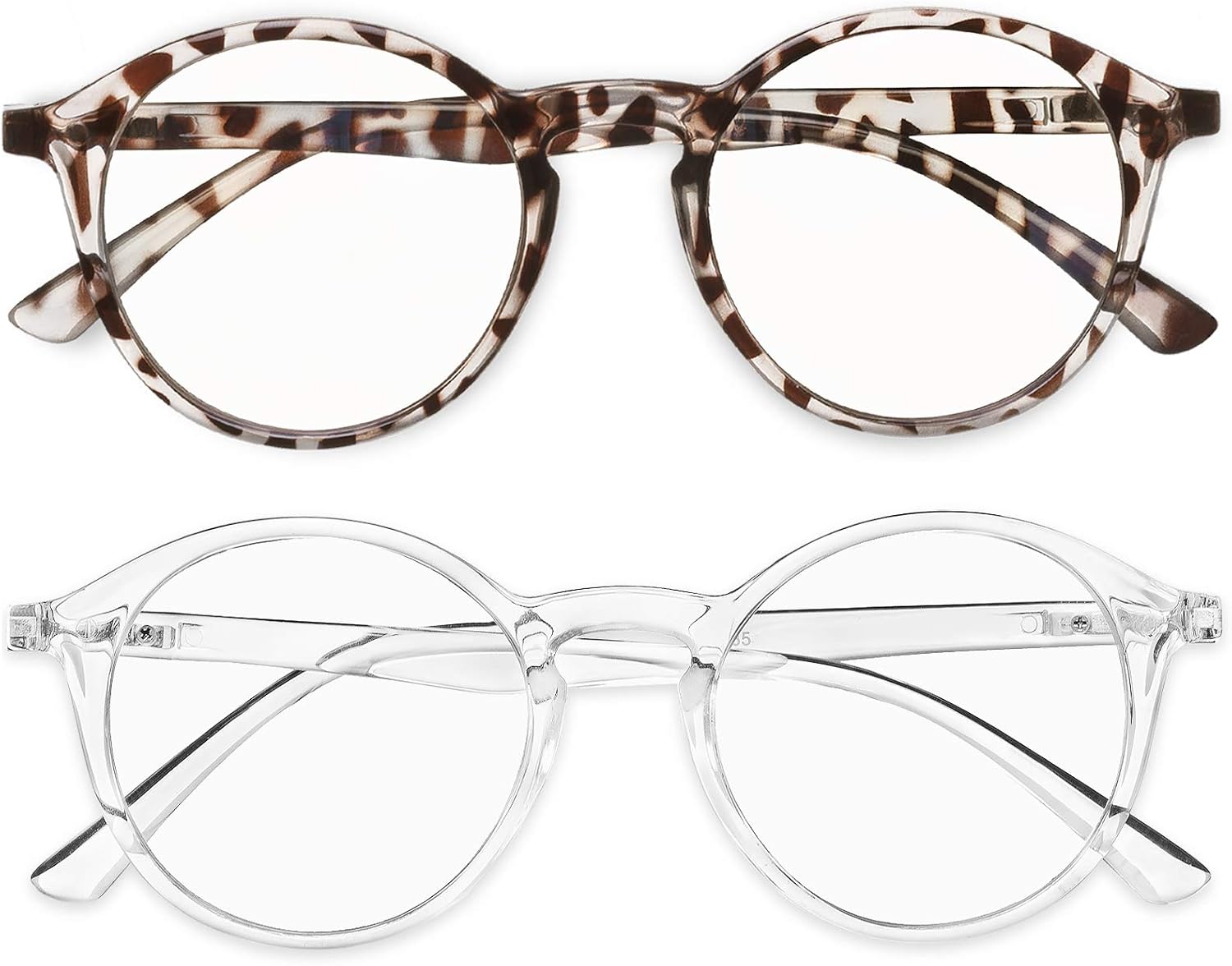 Sunolga Reading Glasses TR90 Blue Light Blocking with Spring Hinge, Readers for Men and Women