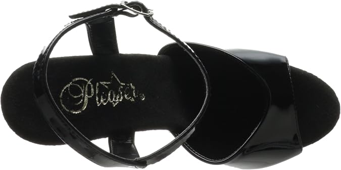 Pleaser ADORE-709 Blk Pat/Blk