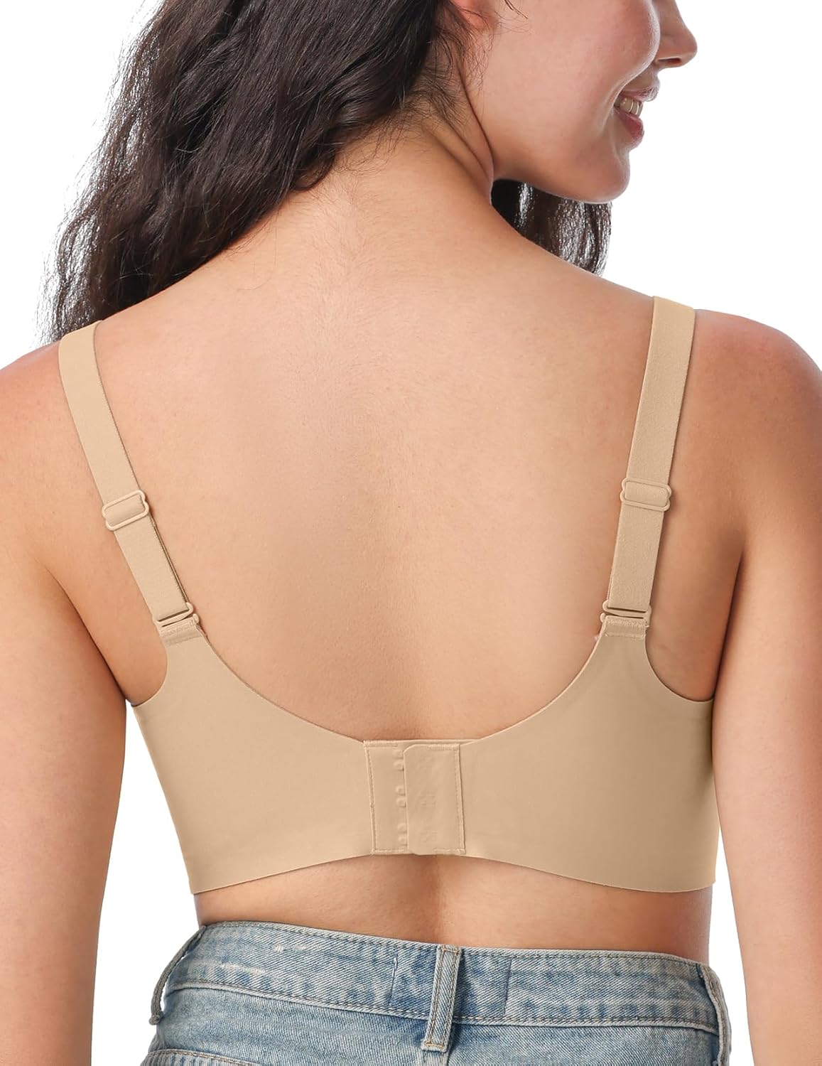 FallSweet Jelly Wireless Push Up Bras Seamless Plus Size Full Coverage Bralettes with Support - Image 2