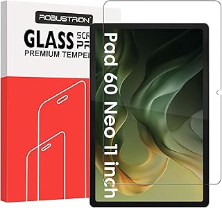 Robustrion Tempered Glass for Moto Pad 60 Neo 11" Screen Protector Guard for Moto Pad 60 Neo 11 inch Tablet - 1 Pack