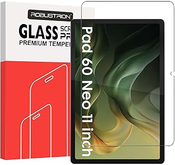 Robustrion Tempered Glass for Moto Pad 60 Neo 11" Screen Protector Guard for Moto Pad 60 Neo 11 inch Tablet - 1 Pack