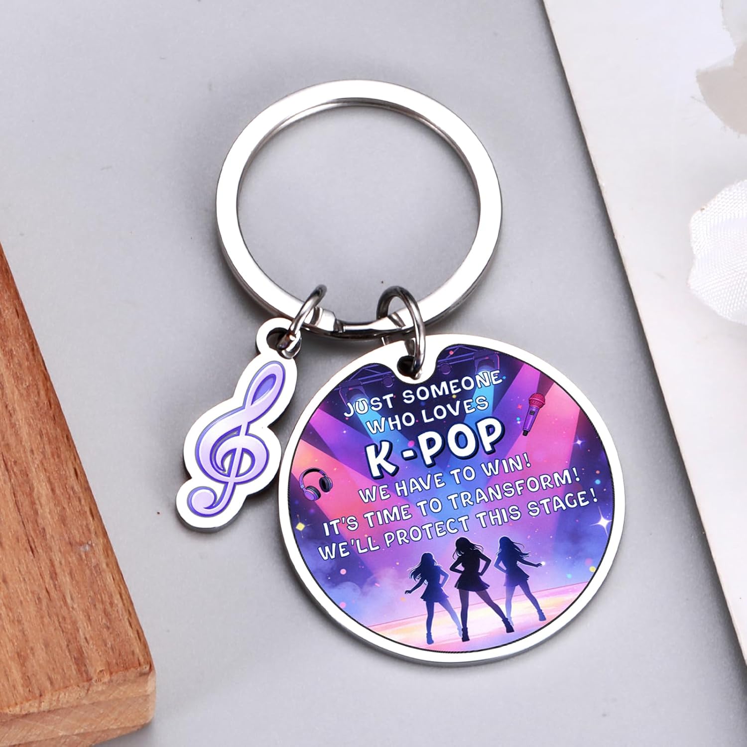 Perleddom Kpop Gifts for Girls Easter Gift for Woman Kpop Keychain Merch for Teen Girl K Pop Lovers Gifts for Fans Korean Stuff for Female Friends Korean Music Lovers Gift - Image 9