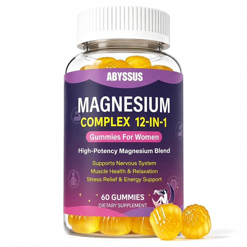 ABYSSUS Suplemento de Magnésio em Gomas, 320 mg, 60 gomas