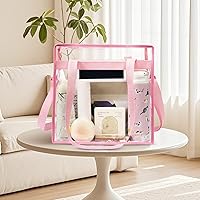 Vista 18 de BAGAIL Bolsas transparentes aprobadas para estadios con cierre de cremallera, bandolera bandolera con correa ajustable