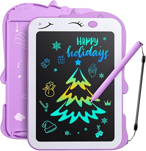 LEOMARON Tableta de escritura de unicornio, tablero de dibujo, tableta de dibujo LCD, juguetes de viaje para niñas de 3, 4, 5, 6, 7, 8 años, ideas