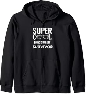Mohs Surgery Patients Survivor Rehab Recovery Zip Hoodie