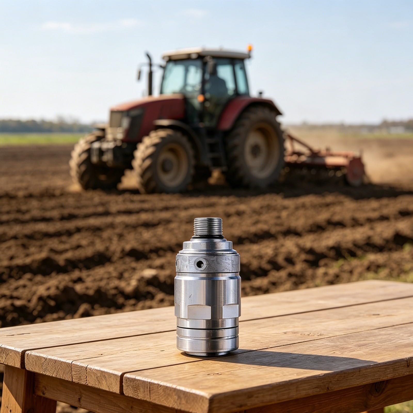 1PC Hydraulische Schnellkupplung Buchse für AL210587 Kompatibel mit 6125M/6125R/6130 Traktoren, Metall Silber Ersatzteil für landwirtschaftliche und landwirtschaftliche Geräte Wartung