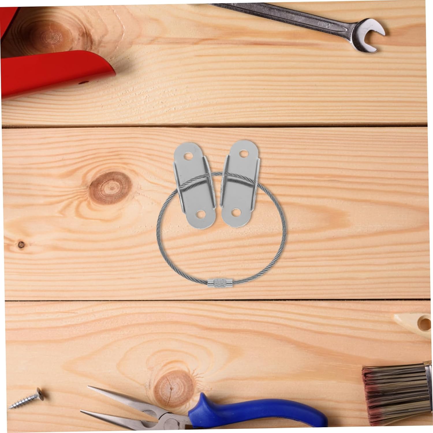 SUPVOX 4sets Furniture Tip Safety Anchor Straps for Dresser Wall Falling Device High Corrosion Resistance Sturdy Straps