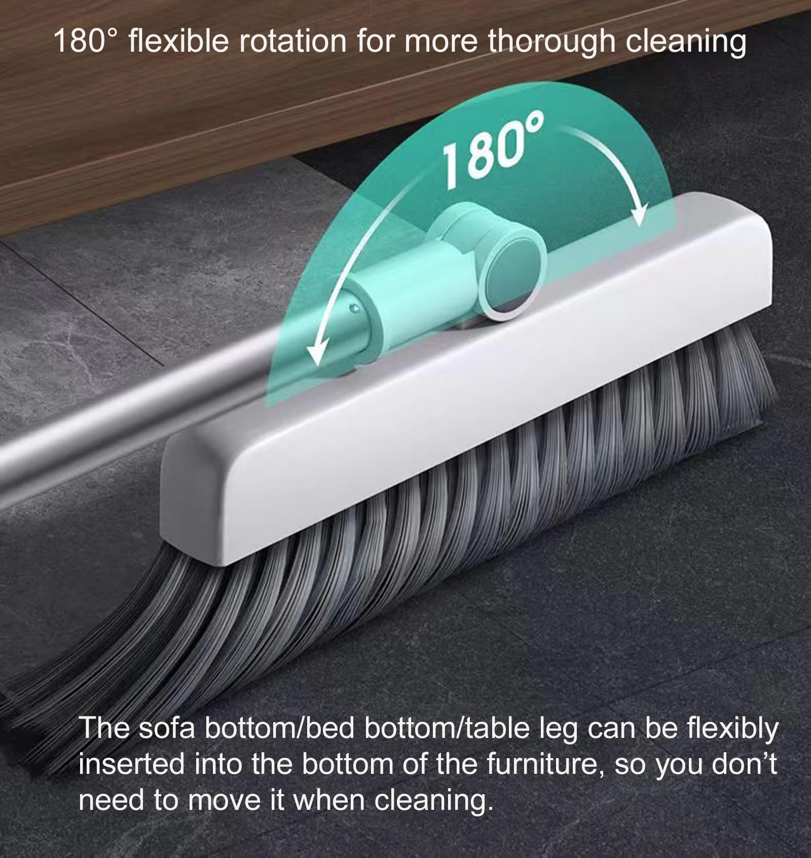 Amazon.co.jp: ほうきの塵セット、調節可能な長いハンドルのほうきの塵