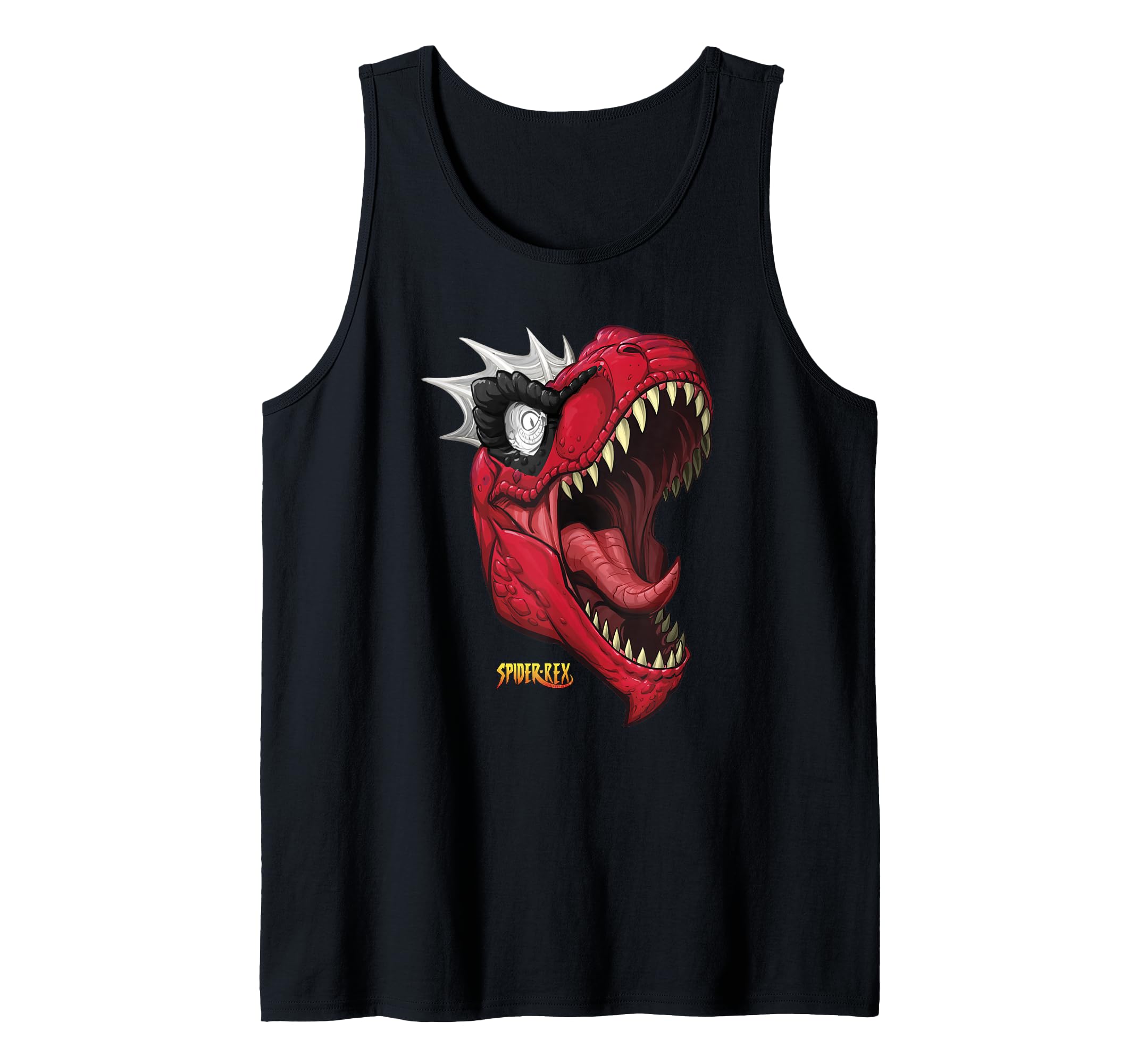 Marvel Spider-Rex Dinosaur Big Face Tank Top