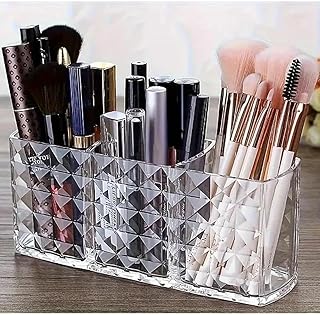 Organizador de brochas de maquillaje acrílico...