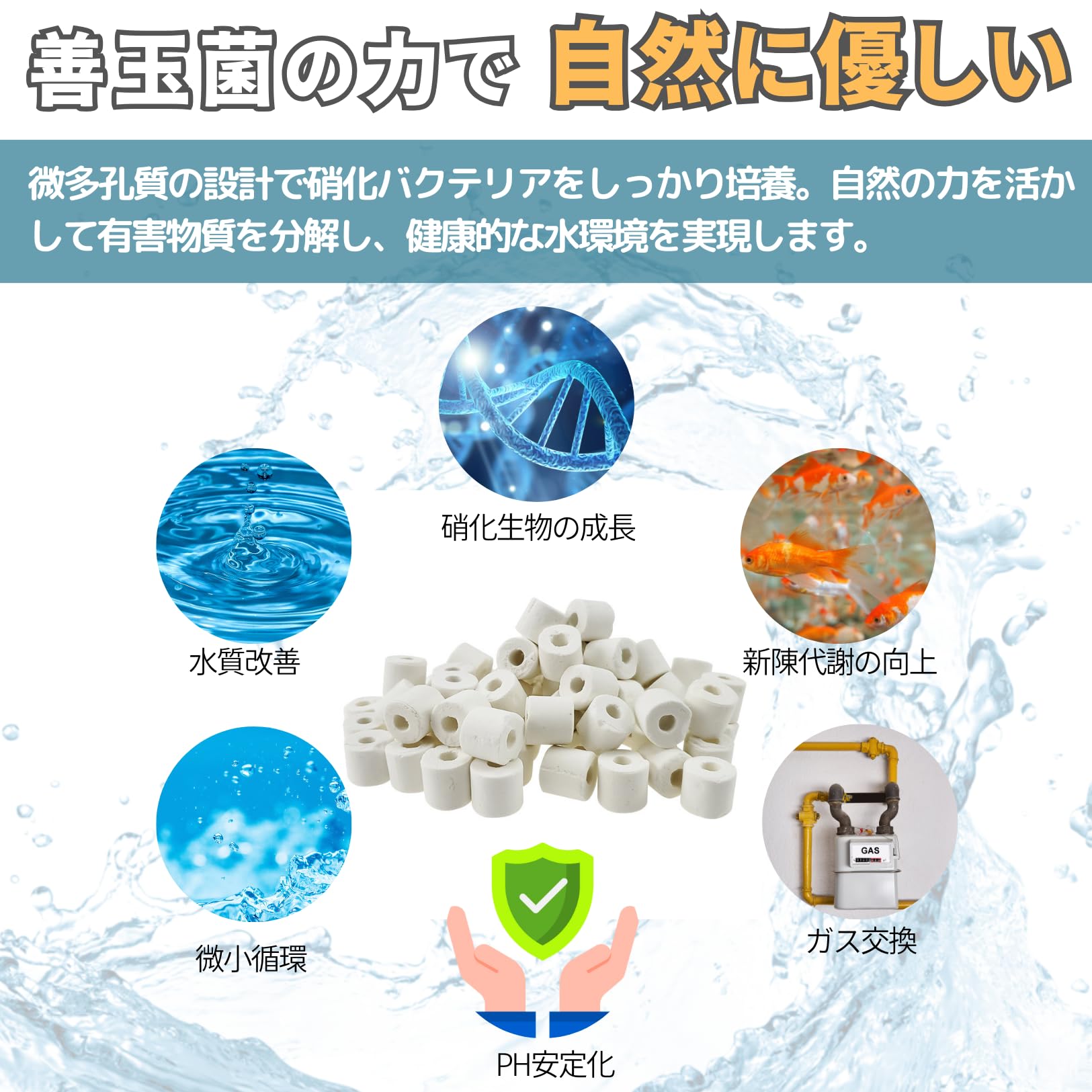 ろ材　リング　6キロちょい 楽天市場】ろ材 ろ過材 水槽 アクアリウム リングろ材(マルチ