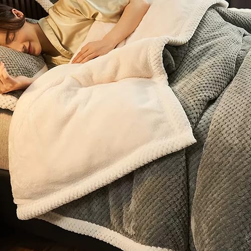 Miniatura 3 de Manta de microfibra, mantas para sofás, manta de cama Colcha o manta de Estar Viajes Cómodo Cálida para todas las estaciones, naranja, 70.9in*86.6in