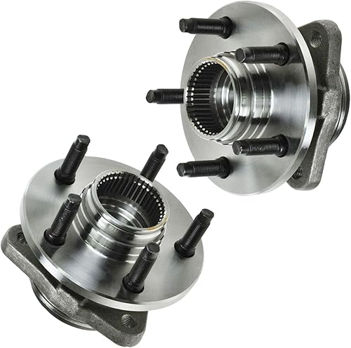 Miniatura 4 de TRQ Juego de rodamientos de cubo de rueda delantera compatible con Ford Ranger Mazda B3000 B4000 1998-2000