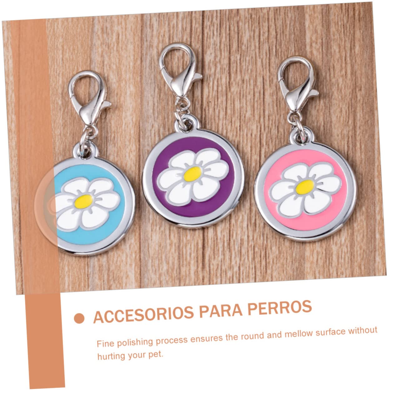 ifundom 5 Set Targhette Identificative Per Telefono Medagliette Decorative Accessori Per Collare Animali Domestici Design E Robusto Facili Da Installare E Sicure 5 Pezzi*5