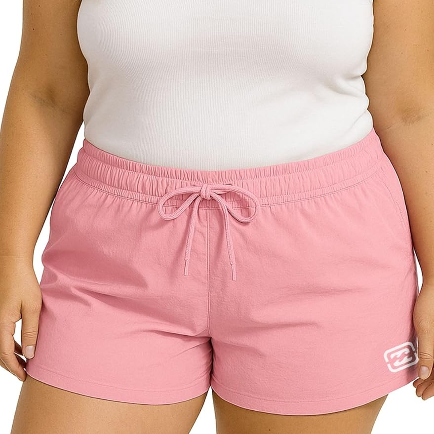 Billabong Plus Size Swim Shorts - (XL-4X) Quick Dry Beach Swim Board Shorts for Women