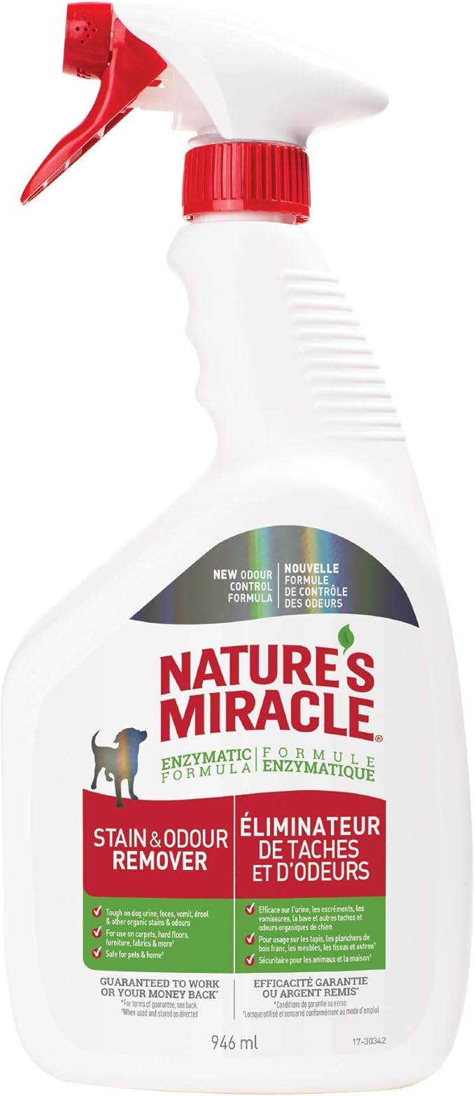 Nature's Miracle Stain & Odor Remover 32oz Trigger Amazon.ca
