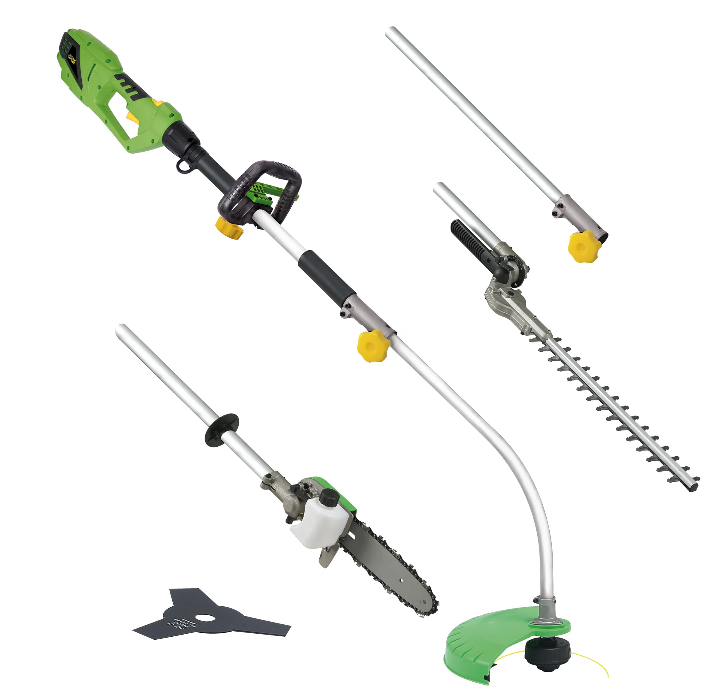 Fartools OMF800-Attrezzo modulabile 2 in 1 da giardinaggio, potenza 900W