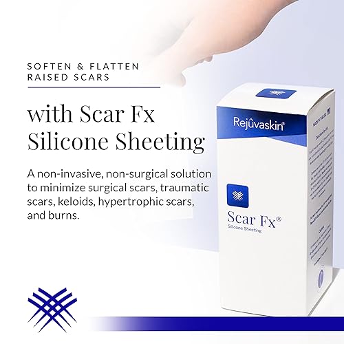 Miniatura 5 de Rejuvaskin Scar Fx - Cinta de silicona para cicatrices quirúrgicas medianas, cinta de silicona para cicatrices quirúrgicas medianas, cinta de