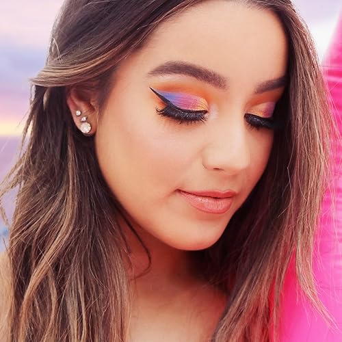 Miniatura 4 de Klara Cosmetics Paleta de sombras de ojos de 24 sombras  Paleta de sombra de ojos de lujo festiva vibrante vibrante a todo color de larga duración