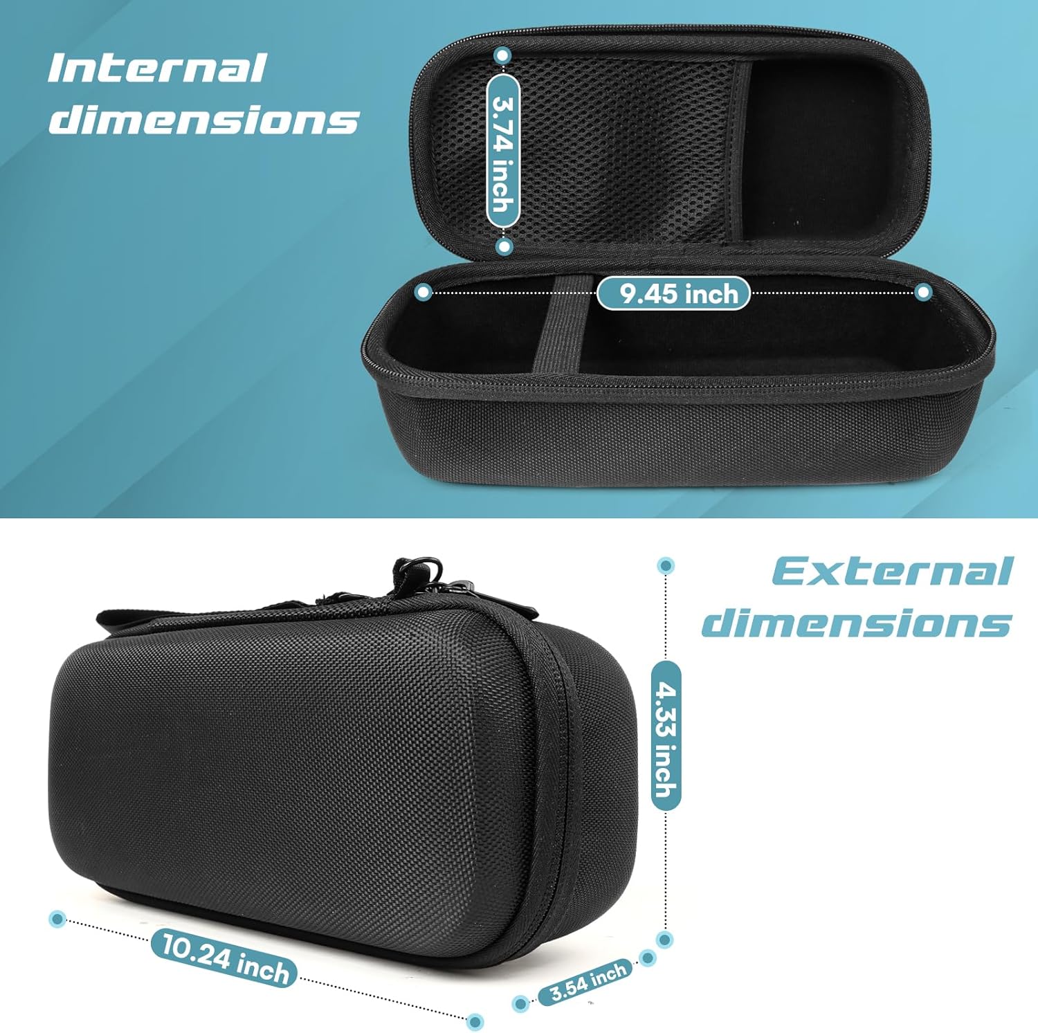 Hard Travel Speaker Case for Bose SoundLink Flex Speaker,For Anker Soundcore Motion 300 Wireless Hi-Res Portable Speaker,Waterproof and Drop-Proof, Box Only (Black)… - Image 3