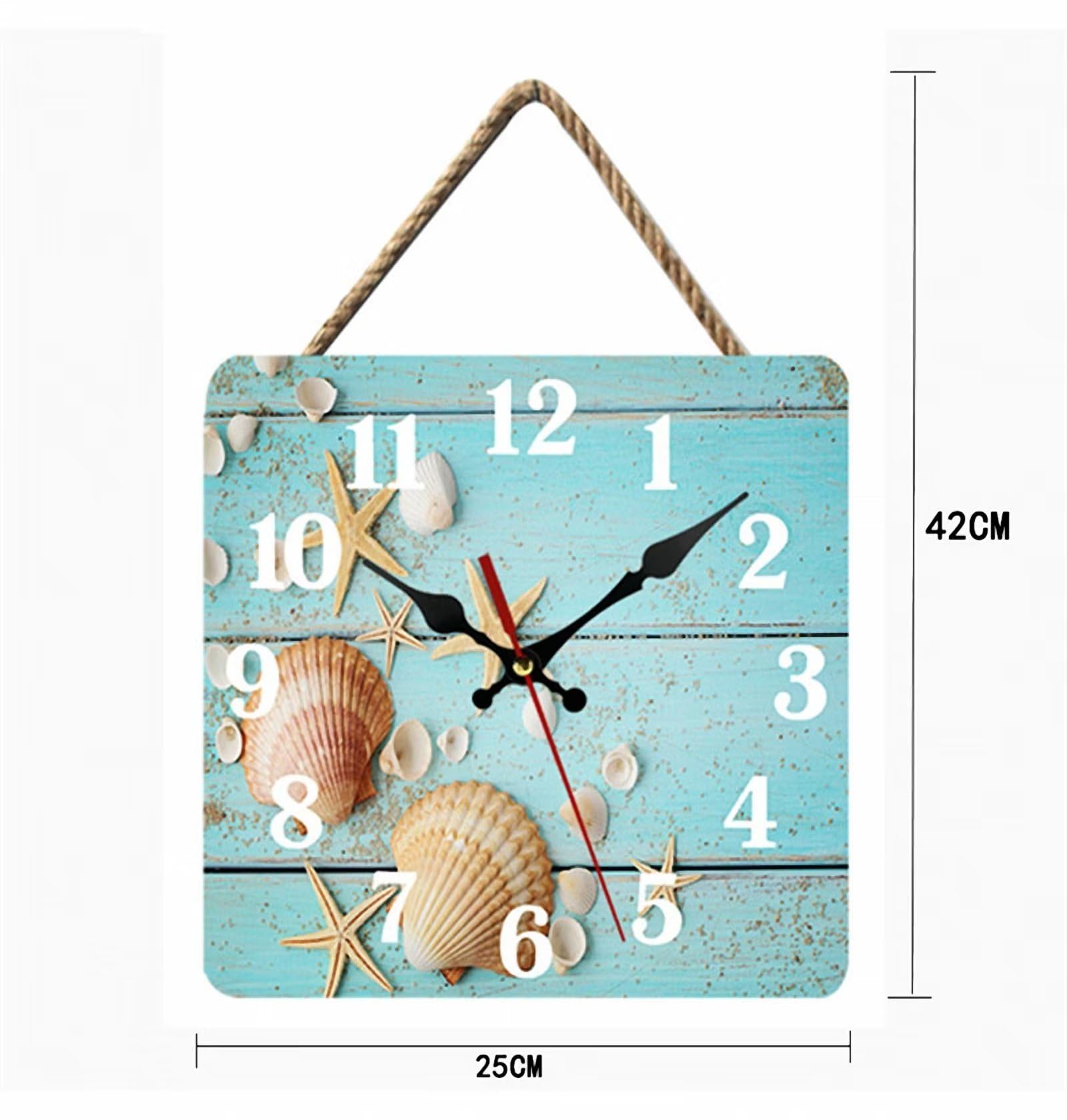 Horloge Murale Vintage Citron 25,4 Cm - Silencieuse Sans Tic-tac, Alimentation Pile AA, Design Rétro Pour Salon, Cuisine, Bureau - 3