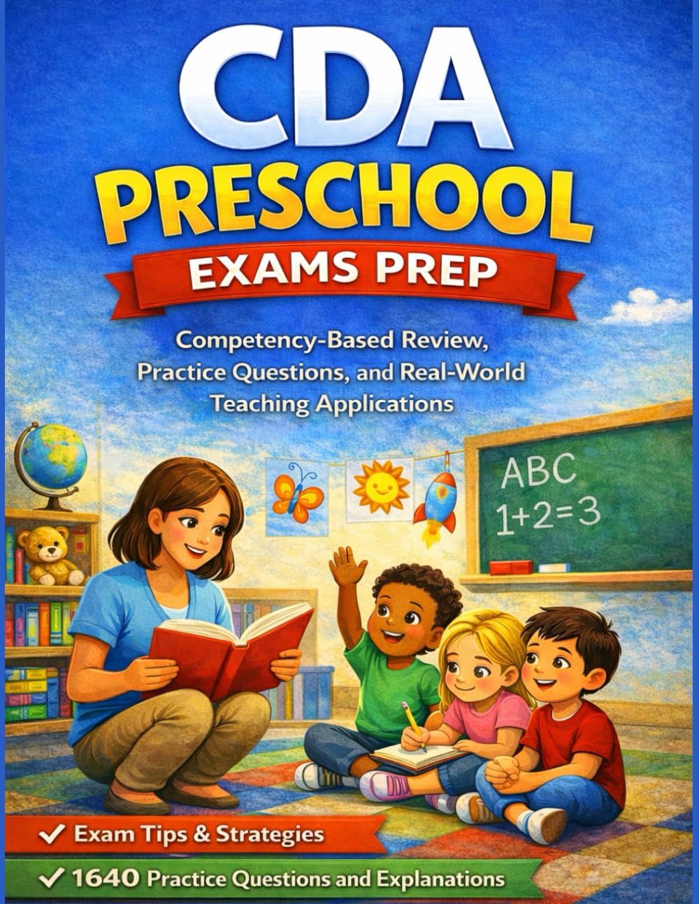 CDA PRESCHOOL EXAM PREP 2026-2027: Competency-Based Review, Practice Questions, and Real-World Teaching Applications