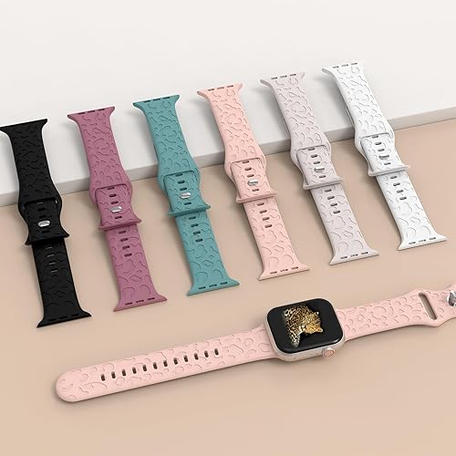 Miniatura 4 de MAXTOP Paquete de 3 correas deportivas compatibles con Apple Watch de 1.496 pulgadas, 1.575 pulgadas, 1.614 pulgadas, 1.654 pulgadas, 1.732