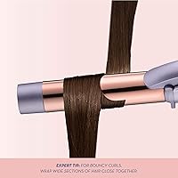 Vista 8 de Conair Rizador de titanio inalámbrico sin encuadernar de 1 pulgada - Rizador recargable para rizos u ondas